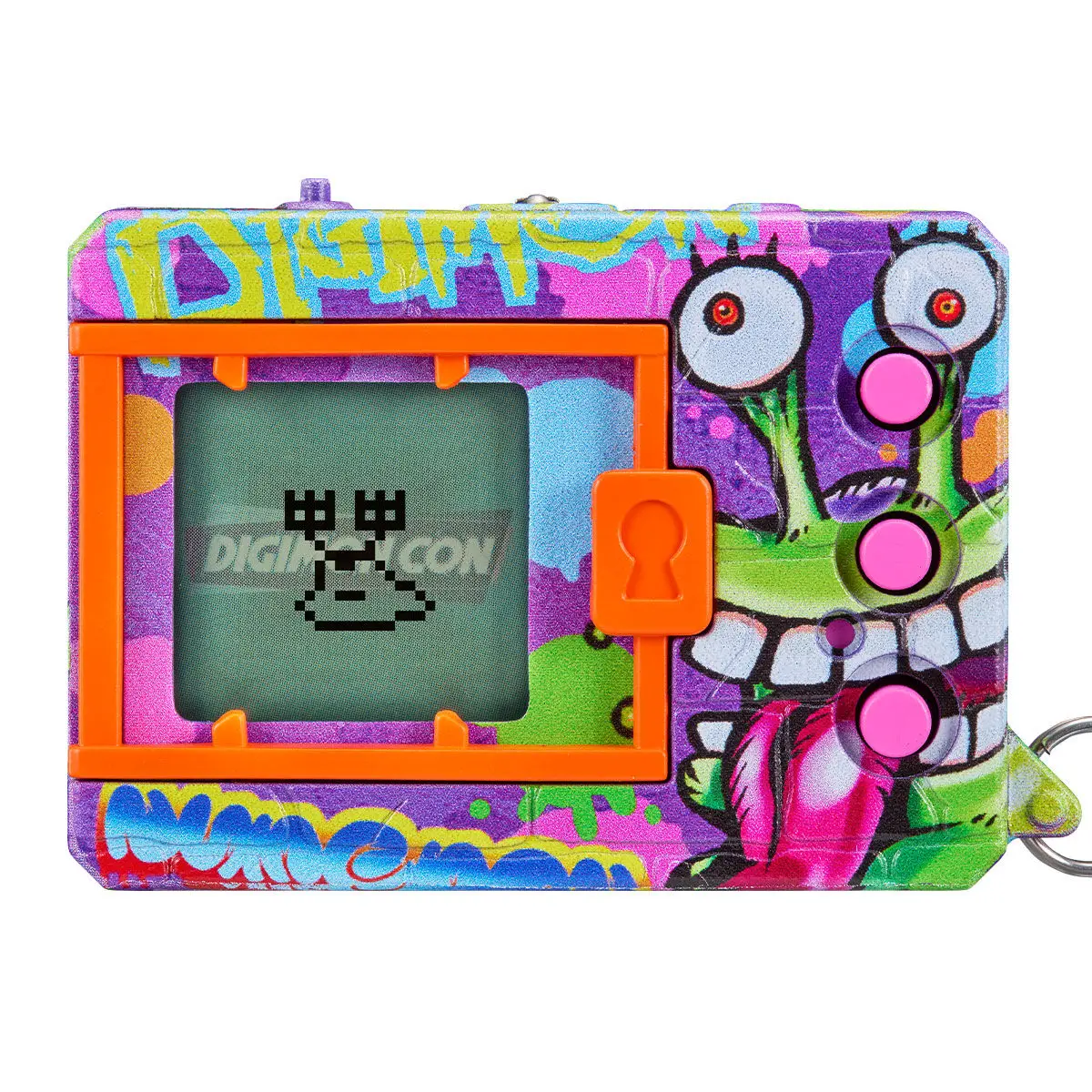 Bandai Pb Digimon Digivice Virtual Pet Numemon Kenji Watanabe Version Graffiti Keychain Electronic Pet Collection Toy