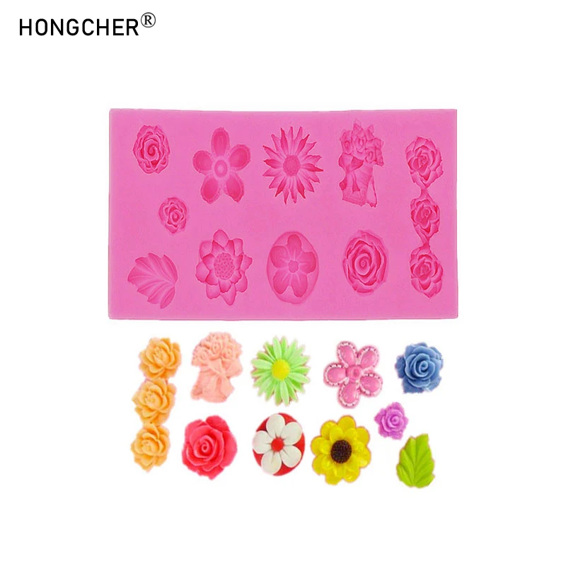 حافظة هاتف صغيرة من الراتنج والزهور ، دبوس شعر عصابة رأس ، ملحقات مجوهرات الأظافر ، قالب بالتنقيط ، خبز كيك شوكولاتة ذاتي الصنع ، قالب سيليكون #2