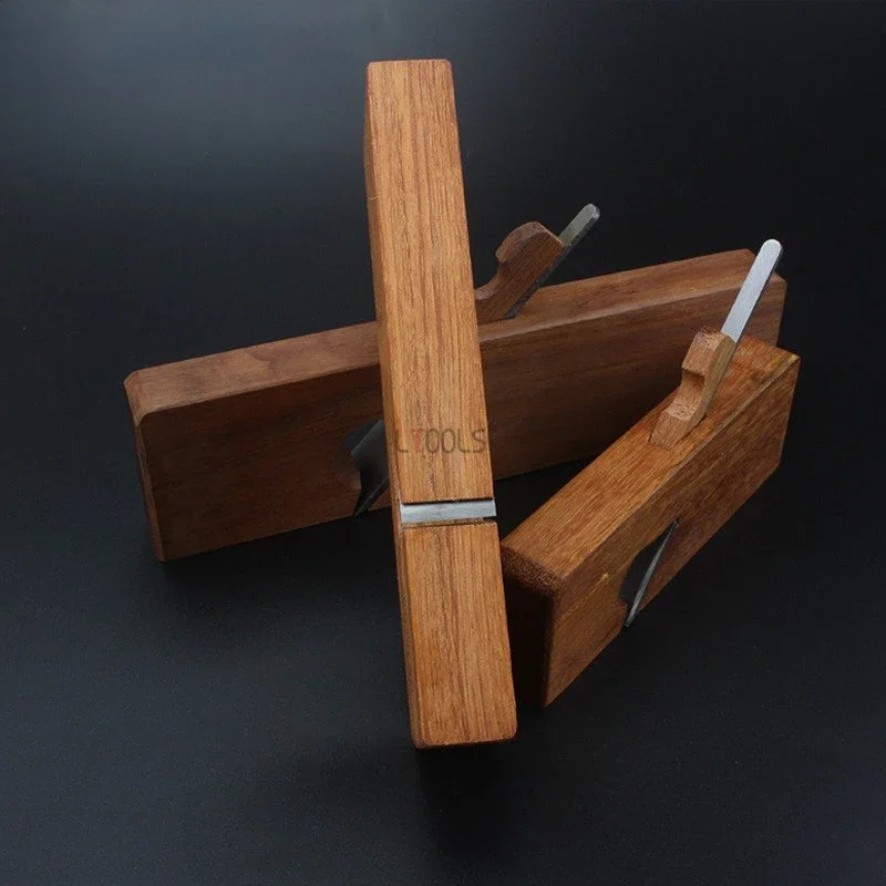 Imagem -04 - Único Fio Puxar Woodworking Plaina Faça Você Mesmo Decoração de Madeira Manual Ndonesian Rosewood Plainas de Alto Carbono 160 mm 200 mm 245 mm