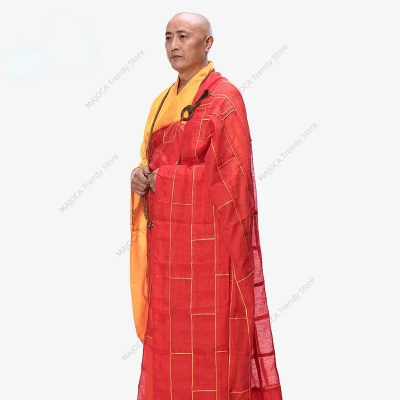 Kasaya Jiasha Chinese Buddhist Robes Buddhism Summer Thin Style Monk Clothes Men
