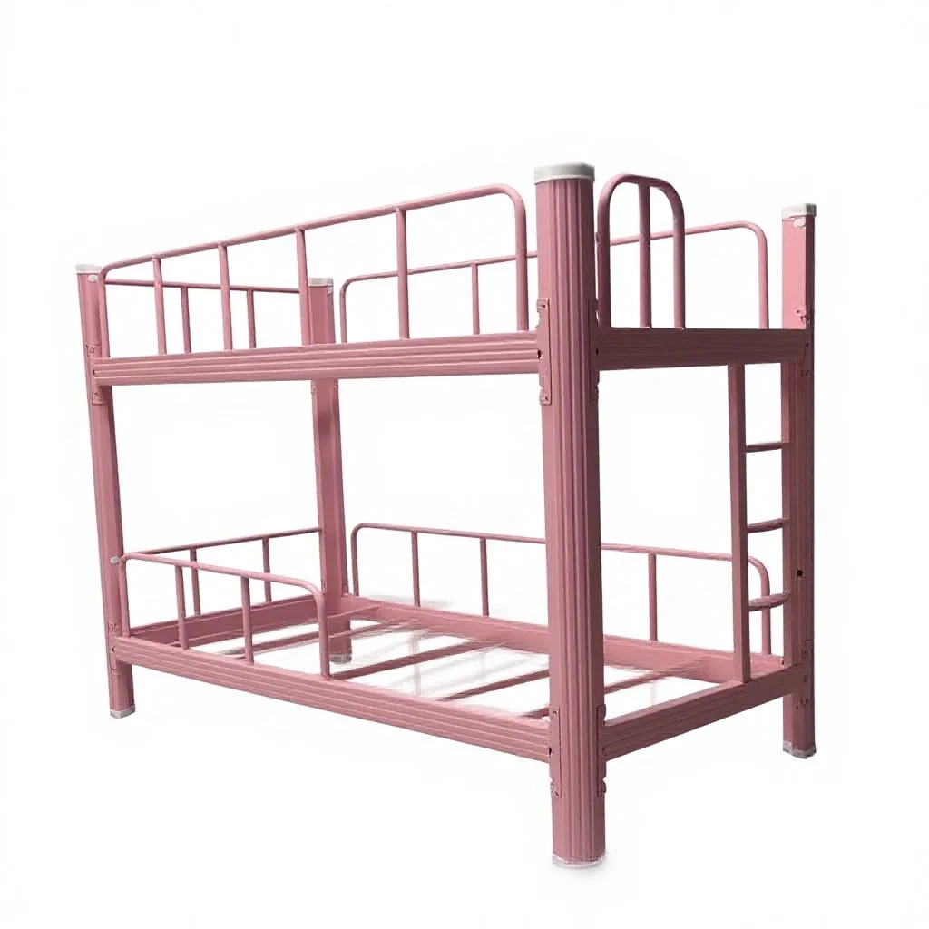 Hot Sale Popular Metal Frame Adult Students School Dormitory Metal Iron Metal Double Bunk Bed