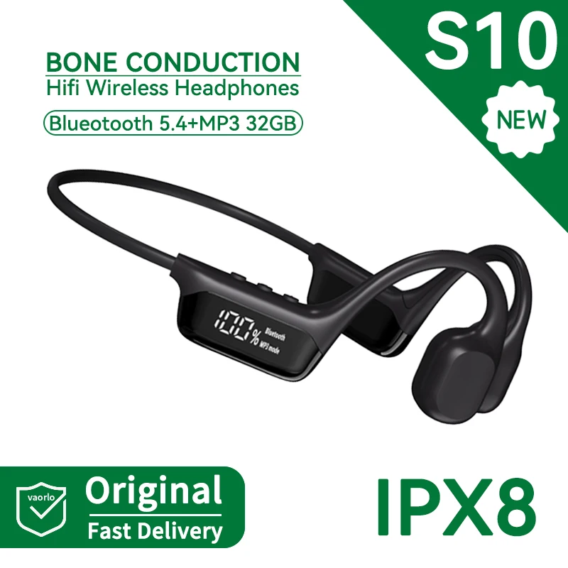 # X10 IPX8 Waterproof Swimming Bone Conduction Wireless Headphone Bluetooth 5.3 32GB MP3 Player HIFI Bass Music Sport Earphone image 3