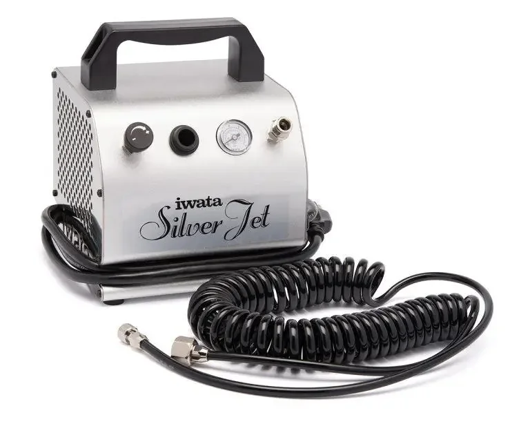 

IWATA IS-50SH Silver Jet Specificatio Oil-free air compressor / air pump