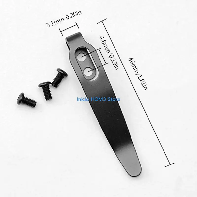 A5yd 1set với 3 cái ốc vít dao bằng thép không gỉ clip clip kẹp eo