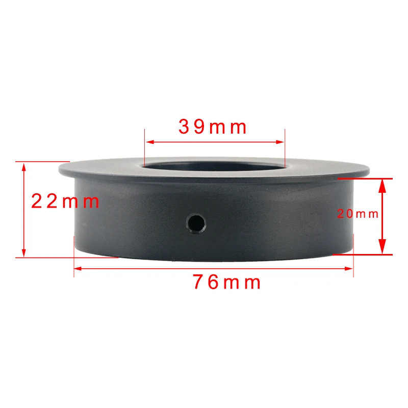 Kopace-Soporte de enfoque para microscopio estéreo, anillo adaptador de lente de 76mm a 39mm
