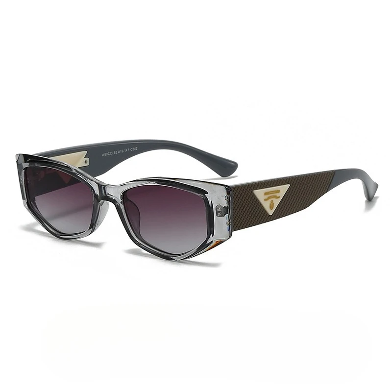 

New Women Cat Eye Sunglasses Triangular Frame Luxury Retro Vintage UV400 Protection Fashion Sun Glasses