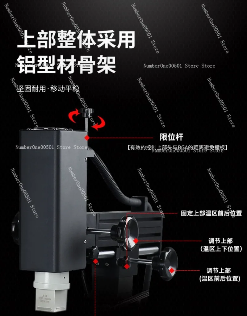R5860 BGA Rework Station Preheating Platform for Chip Soldering with Precise Temperature Control