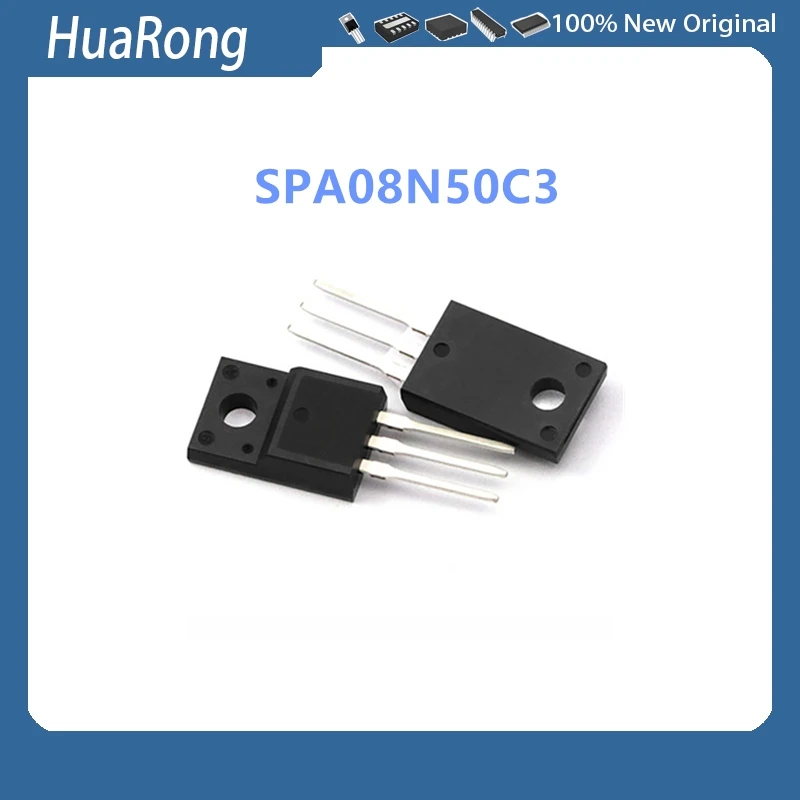 

10Pcs/Lot SPA08N50C3 08N50C3 TO-220F