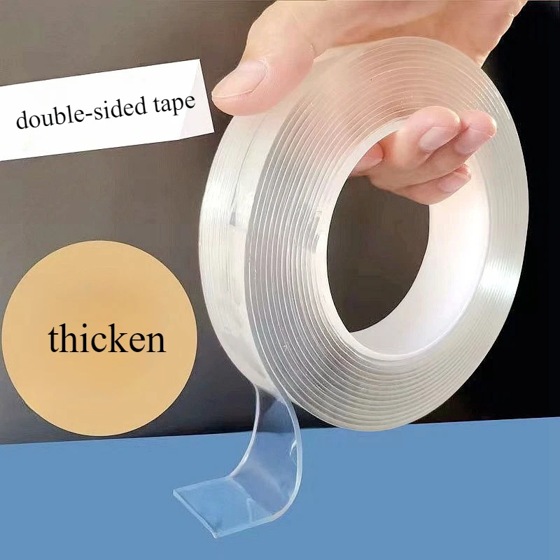 transparent-adhesive-tape-adhesive-powerful-double-sided-tape-nano-tape-tape-washable-traceless-suitable-for-carpets-photo-walls