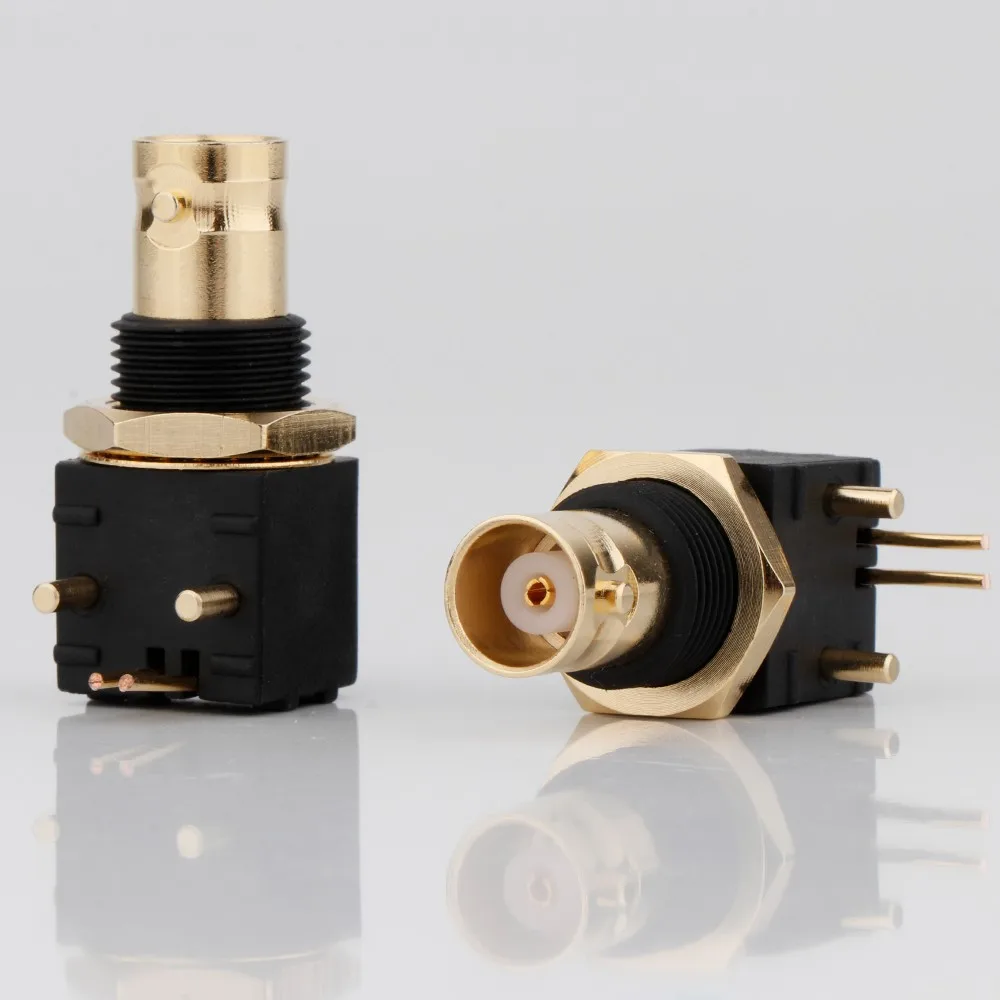 

Preffair Gold Plating hifi Audio BNC Female Socket RCA Female Socket PCB PANEL MOUNT Soldering Lron Adapter Connector