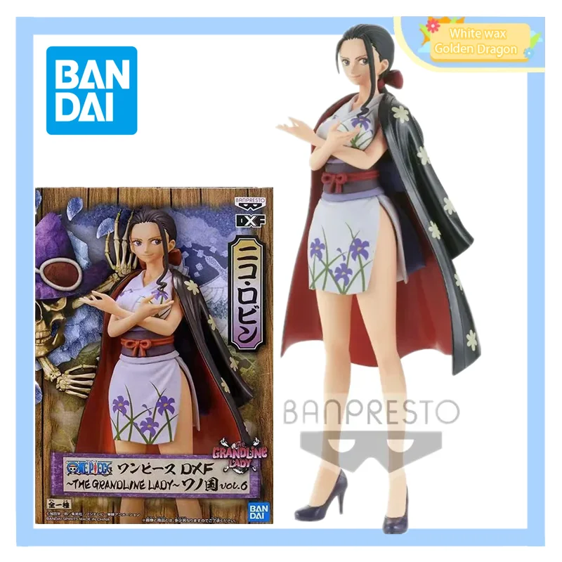 New store special offer 100% Original Genuine One Piece DXF Wanno Country 17cm Nico Robin PVC Action Figure Model Toy Gift Doll