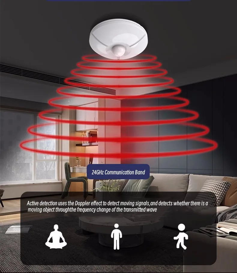 CE PIR 24GHZ RADAR MILLIMETER WAVE RS485 TYPE REMOTE INVADE ALARM SENSOR