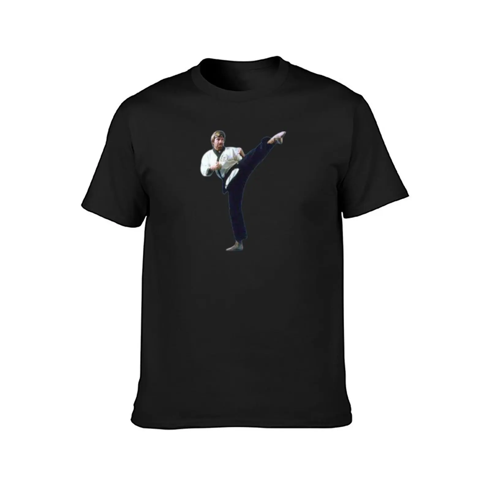 Chuck Norris Roundhouse Kick - Unleash the Legend T-Shirt customs anime cute tops fruit of the loom mens t shirts