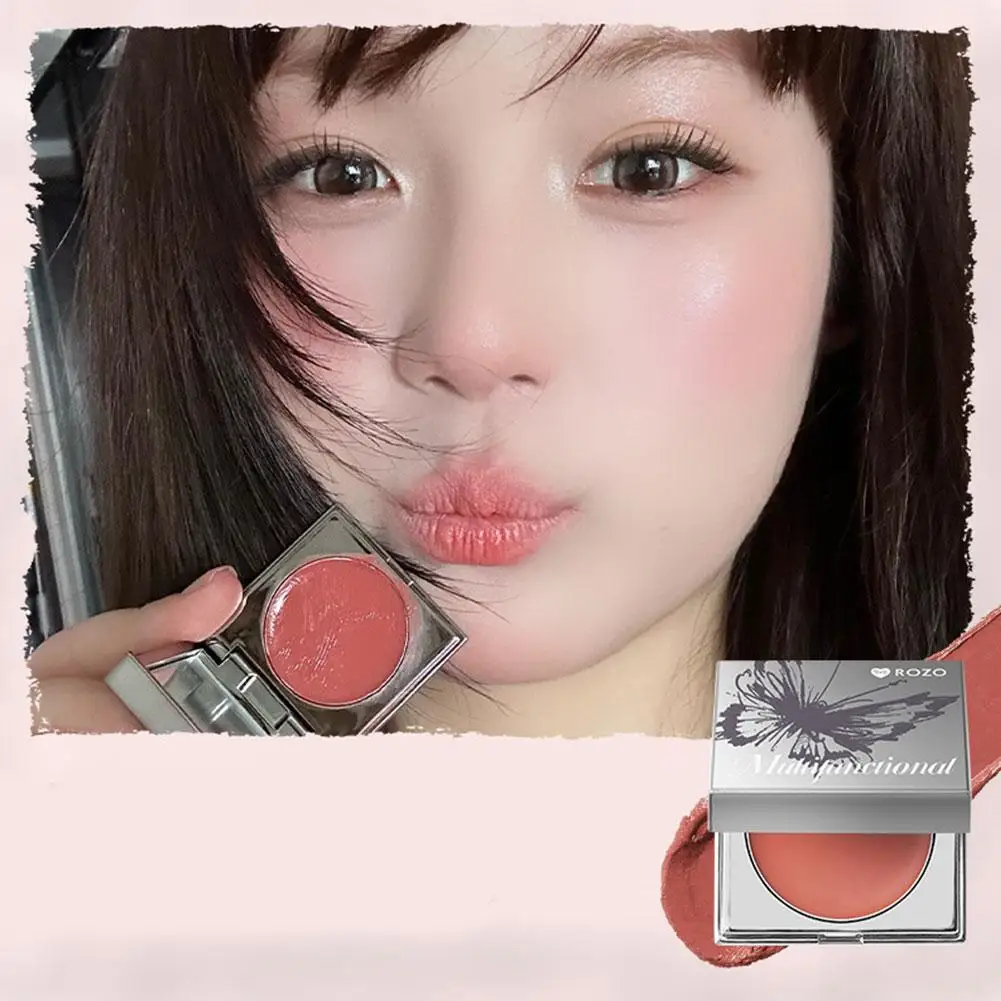 3 In 1 Getinte Mositure Blush Modder Gezicht Roze Crème Wang Gebruikt Cosmetica Make-Up Wangen Op Ogen Lippen Blusher Tubes X9u4