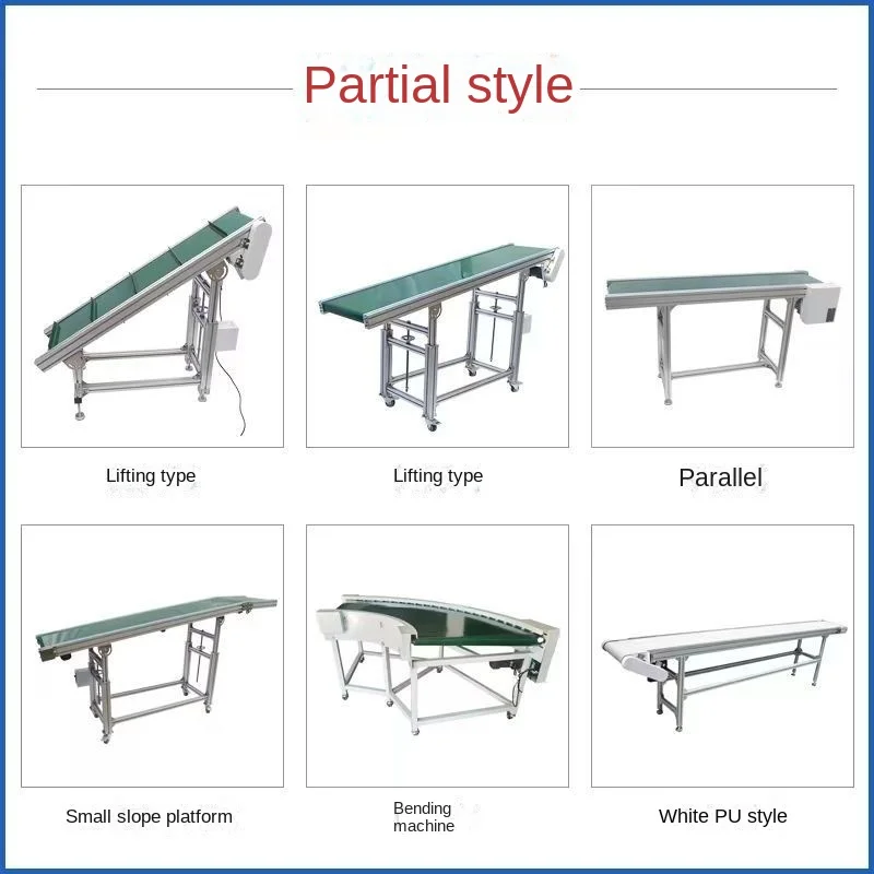 Assembly Line Conveyor Small Conveyor Belt Injection Molding Machine Pull Line Lifting Connector Climbing Conveyor Belt Conveyor