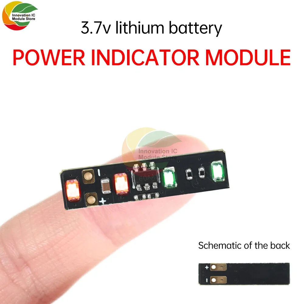 5PCS 3.7-4.2V Mini LED Battery Level Indicator 1 String Ternary Lithium Battery Capacity Board Power Display Module