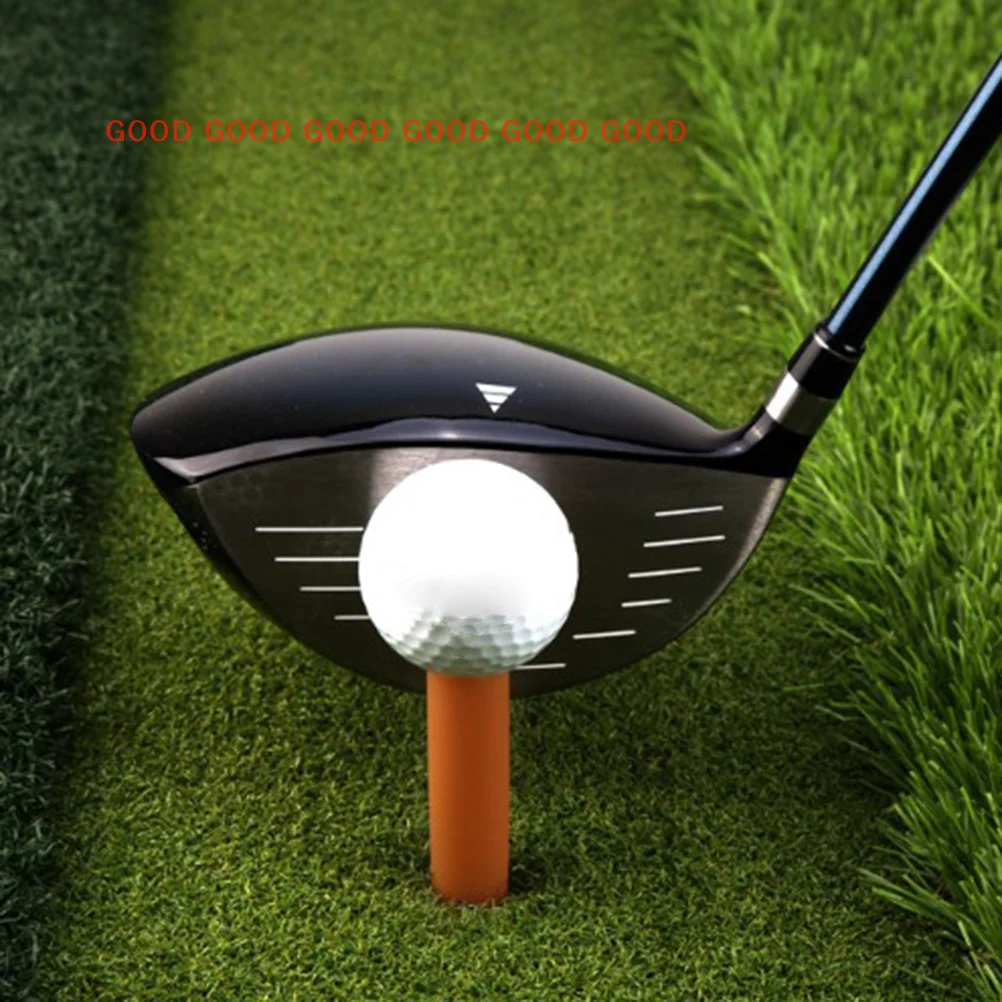 

3pcs Tee Home Training Practice Mat Rubber Driving Range Golf Tees Holder