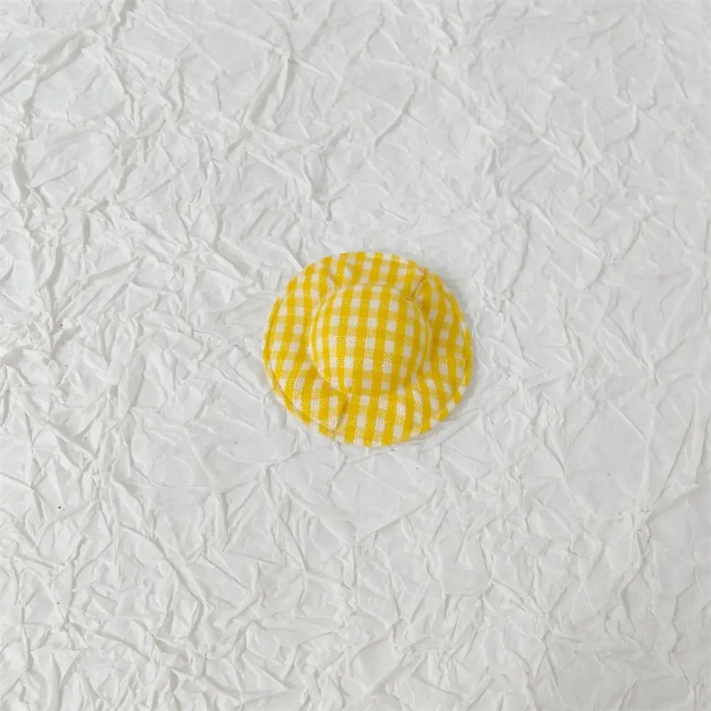 10 قطعة يتدفقون القوس قبعة القطن أنماط مختلطة قبعة صغيرة صغيرة مختلط اللون قبعة القطن الصغيرة الملونة لطيف منزل حلية الفتيات هدية