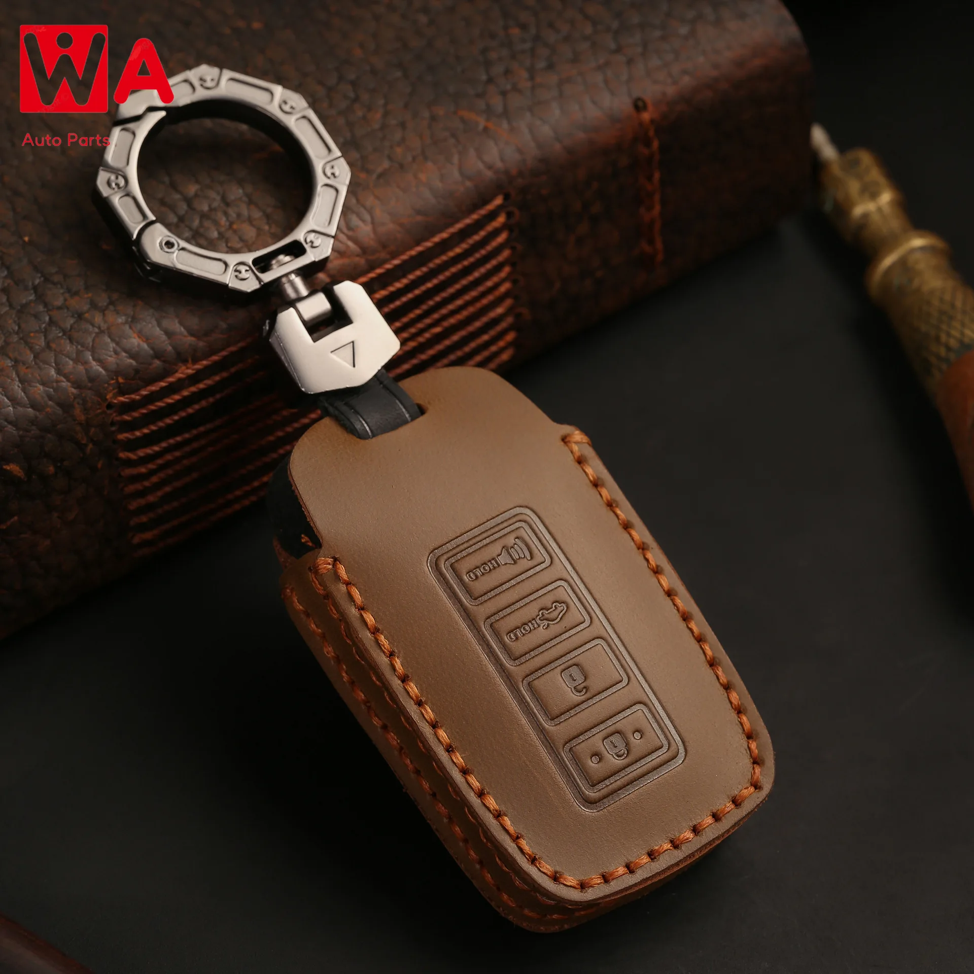 

Genuine Leather Car Key Cover For Lexus NX IS RX ES GX LX LS UX GS 200 260 300 350 NX200 NX300 RX350 ES300 Shell Fob Case Holder