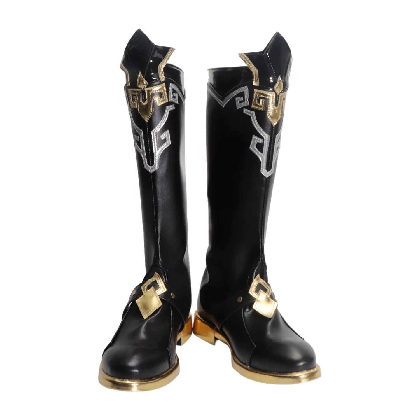 أنيمي دان هنغ Permansor Terrae Honkai: ستار السكك الحديدية تأثيري أحذية الأحذية لعبة حفلة الهالوين لعب الأدوار الرجال النساء زي الدعائم #3