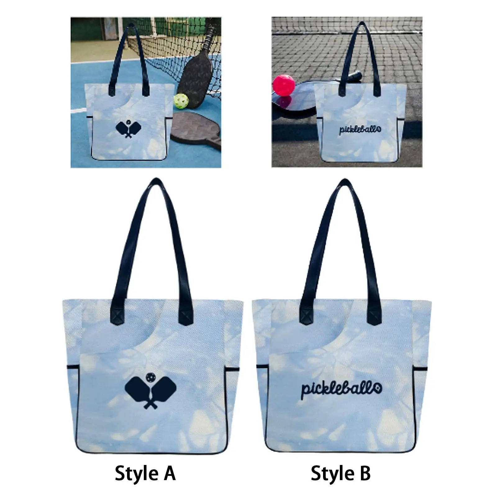 Tennis Tote Bag Pickleball Tote Bag Racquet Carrying Bag Tennis Shoulder Bag