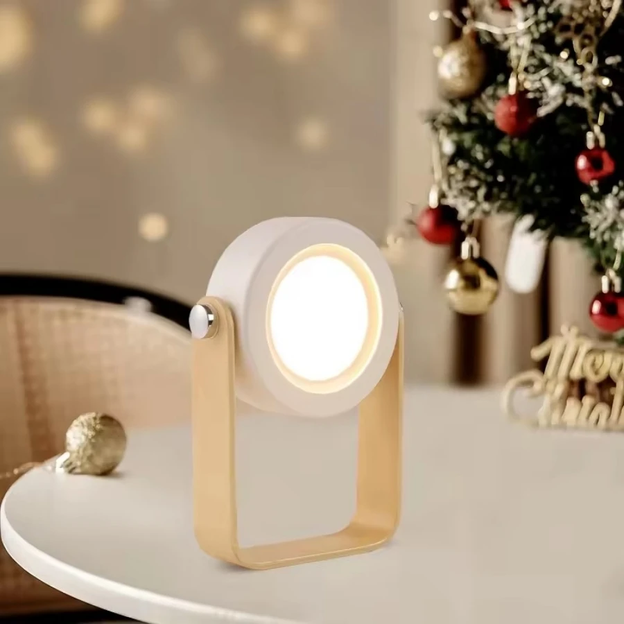 Creative Lantern 3D Night Light USB Outdoor Handheld Light New Endless Dimming Three Level White Light Table Light