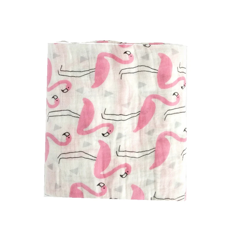 بطانية ناعمة للأطفال من الموسلين 100% قطن قماط 47 × 47 بوصة قماط قابل للتنفس لحديثي الولادة تلقي البطانيات مثالية