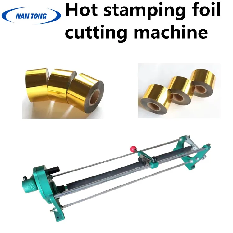 Bronzing paper cutter Hot stamping foil cutting machine