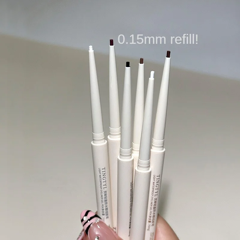 Eyeliner Gel Pen Precise Application Elegant Remove Eyeliner Easily Chromogenic Gel Pen Waterproof Eyeliner Gel Pen Need