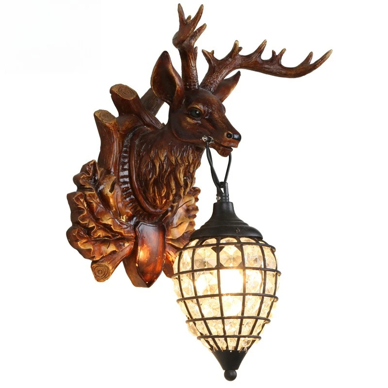 

Lighting American Country Antlers Living Room Dining Room Bedroom Balcony Cafe Villa Homestay