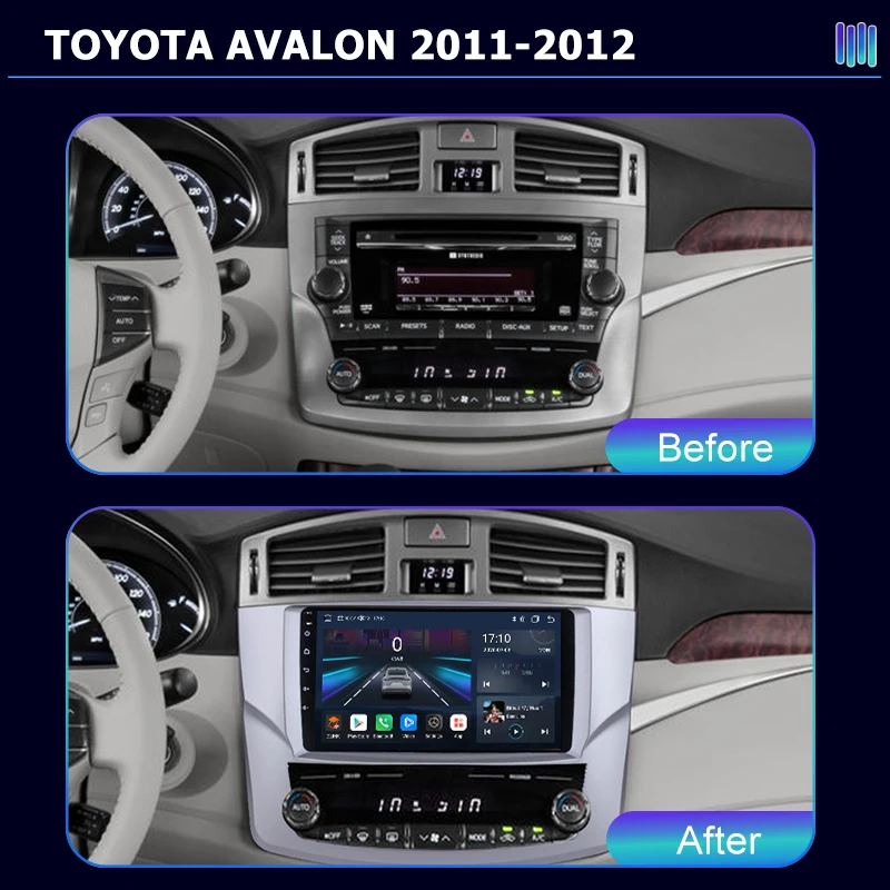 AI VOICE roadivox Android car radio for TOYOTA AVALON 2011 2012  stereo GPS Navigation video Multimedia Player tape recorder