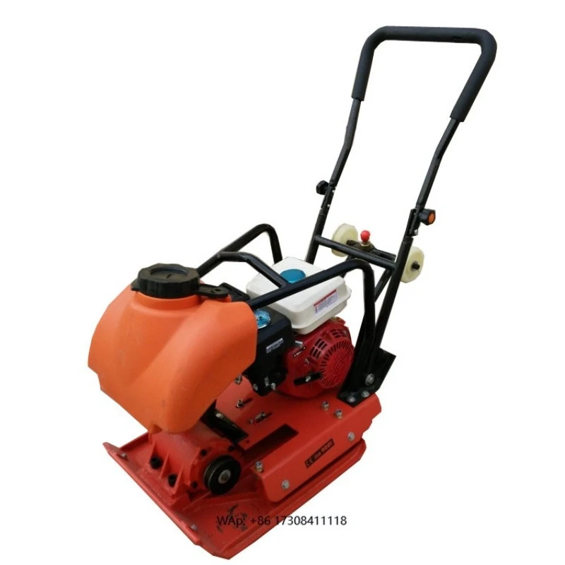High Quality Road Compaction Asphalt Soil Petrol Tamper Small Vibratory Vibrating Plate Compactor