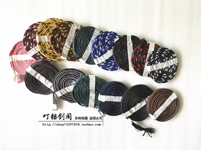 3m*1.5cm Silk Cotton Sageo Cord Rope for Japanese Samurai Katana Swordman Sword Saya Scabbard Sheath