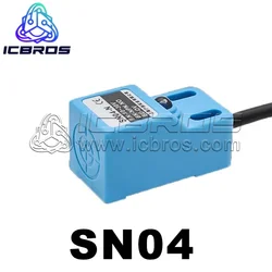 SN04-P Proximity Switch Metal Limit SenSor Square Waterproof SN04-N SN04-D SN04-Y SN04-N2 SN04-P2 Three Wire PNP NC 10-30VDC