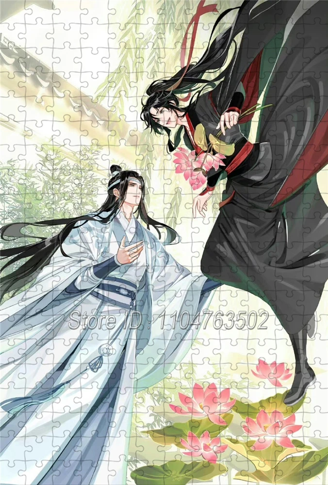 โม เดา ซู ชิปริญญาติจิจิ๋งจิ๋วจีนอะนิเมะกระดาษปริศนาไม้ 108/200/300/500/1000 ชิ้นของเล่นผู้ใหญ่เกมบีบอัด