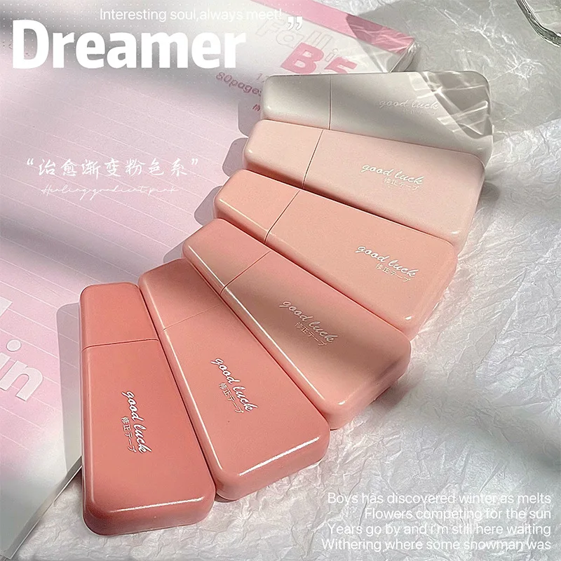 6Pcs Portable Correction Tapes, Smooth Instant Writing Corrector, Neat Clean Cute Stationery for School & Office Use