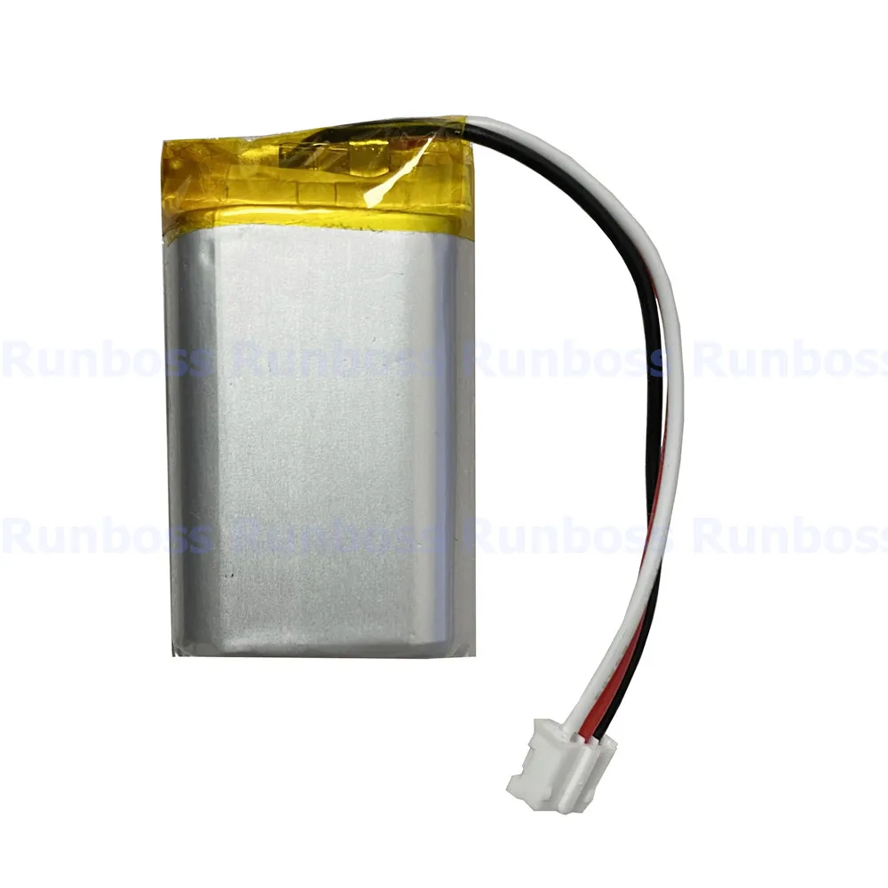 For Deeper Wireless Fishfinder Sonar GPS 102439 Recorder in The Mirror 3.7V 1300mAh 102540 Polymer Lithium Battery 2.0mm 3P Plug