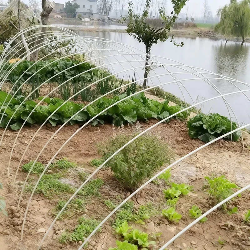Plastic Film Greenhouse Fiberglass Rod Arched Bracket Watermelon Seedling Support For Garden Vegetable Gardening Plant Tunnel