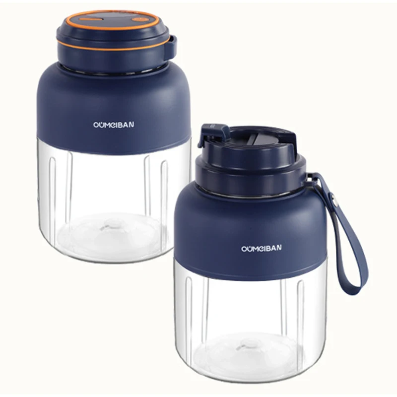 180W Wireless Fruits & Vegetables Juicer Cup With 38-blades, Fresh Juice Portable Blender, Rechargeable USB Personal Blender