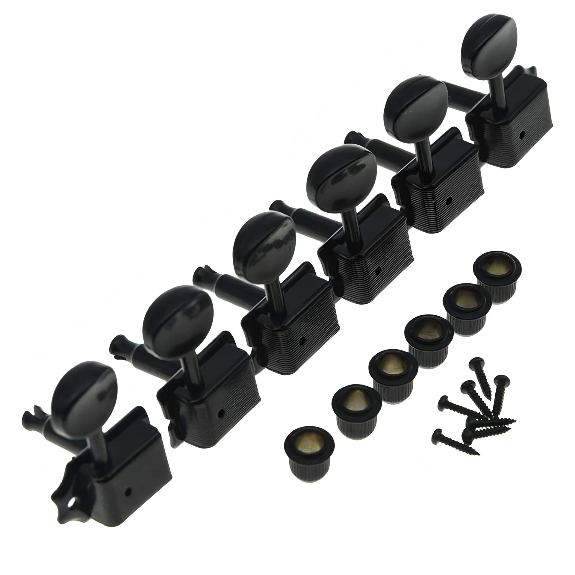 1:15 6R Split Retro Electric Guitar Tuners Semi-Enclosed Tuners String Adjustment