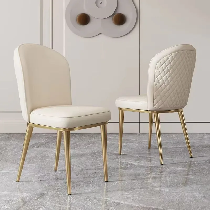 Modern Nordic French Design Reclining Chairs Home Italian Luxury Dining Hotel Restaurant Cafe School Hall Steel Solid Velvet