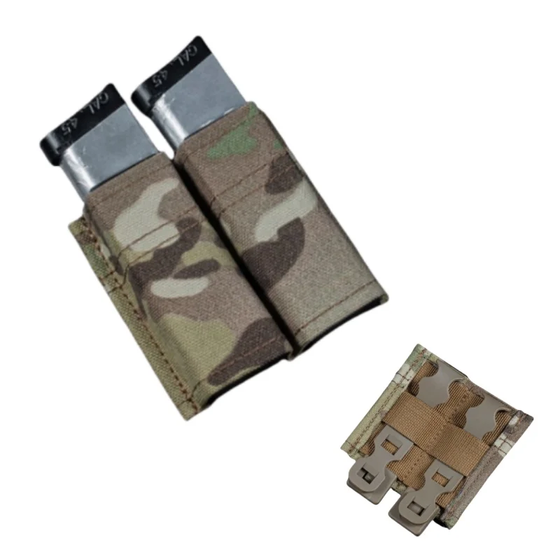 Double 1911 Magazine Pouch | Range Essentials Organizer | MOLLE Attachment Ready