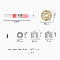 AE86 Drift Remote Control Car FC Modified Upgrade Accessories Metal Gear/Tire/Drive Shaft/Turn Signal And Other Accessories