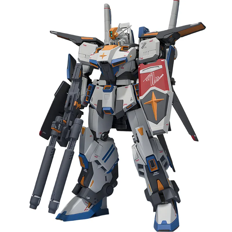 Bandai Original Mobile Gundam METAL ROBOT PROTOTYPE ZZ GUNDAM MOBILE SUIT MSZ-009 Anime Action Figures Toys For Boys Gift Model