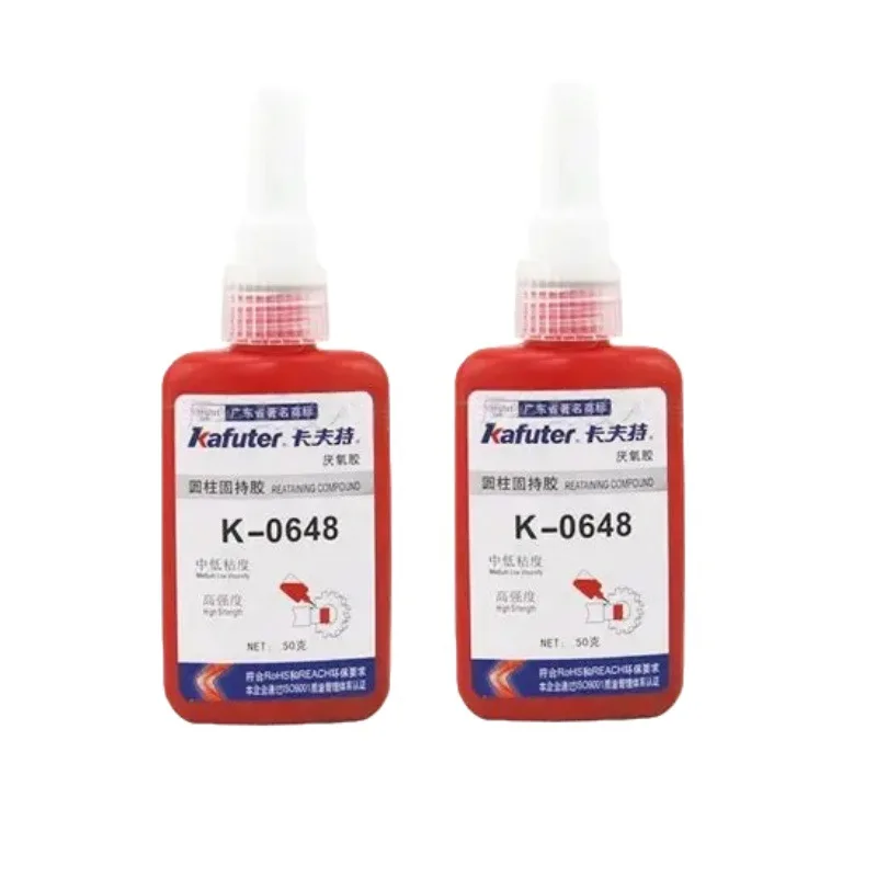 KAFUTER K-0648 High-strength and fast cylindrical part holding glue High temperature resistant repair glue