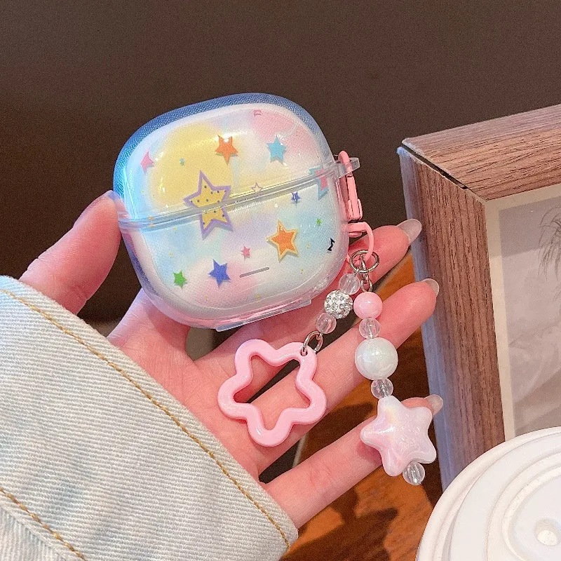 

For Redmi Buds 6 Play 6 Pro 8 Pro 6/8 Active Case Cute Puppy Stars Soft TPU Cover for 8 Lite Protective Headphones Charging Box
