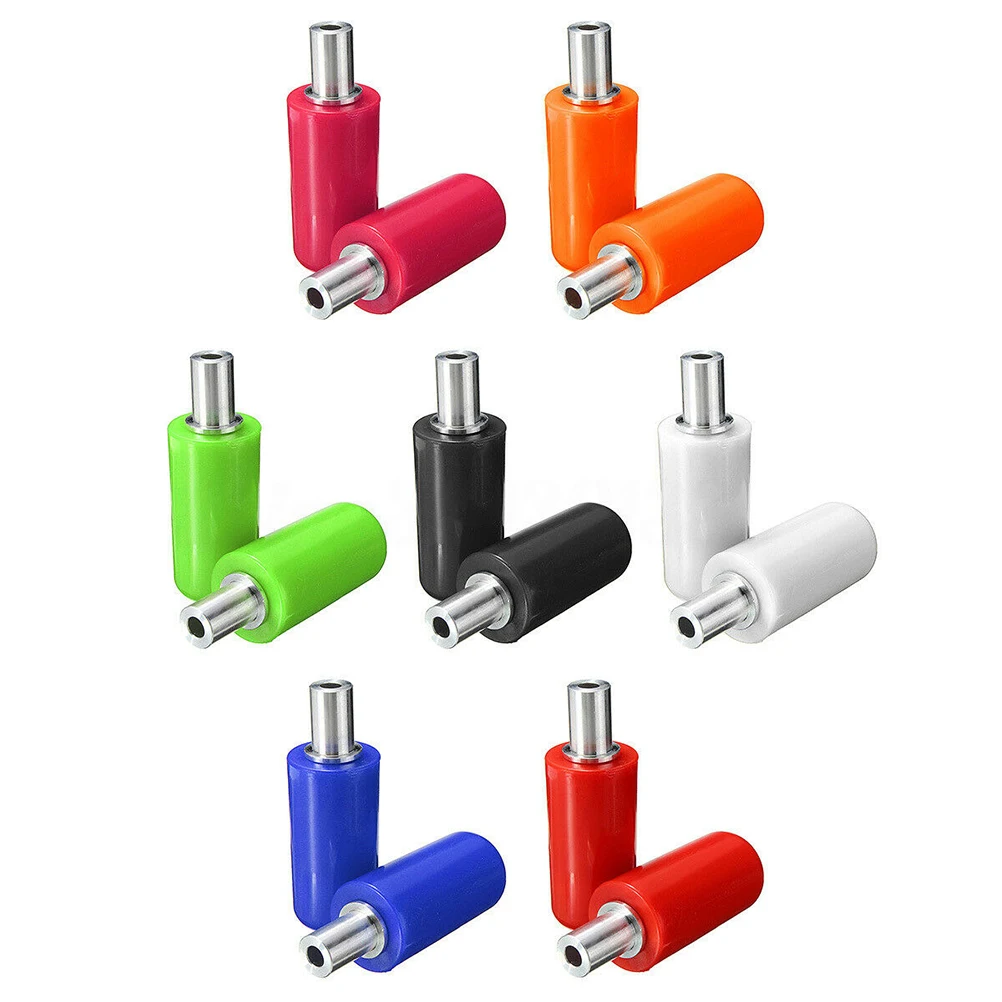 

2pcs Motorcycle Frame Sliders Anti-fall Rubber Rods Crash Protectors Durable Aluminum Plastic Installation Kit