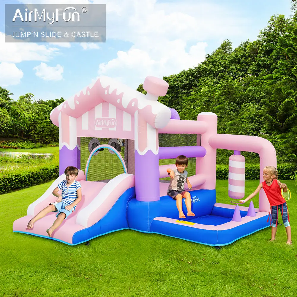 New hot selling pink inflatable castle for children jumping inflatable bouncing castle bounce house inflatable