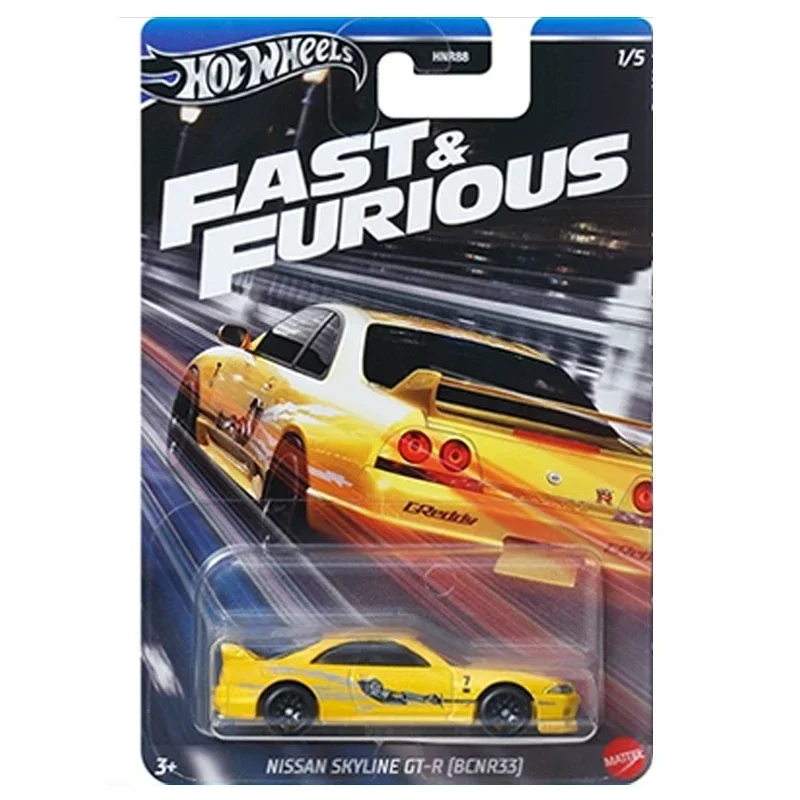 Original Mattel Hot Wheels Car 1/64 Diecast Fast and Furious Nissan 350Z Custom Chevy Vehicle Model Toys for Boys Birthday Gift