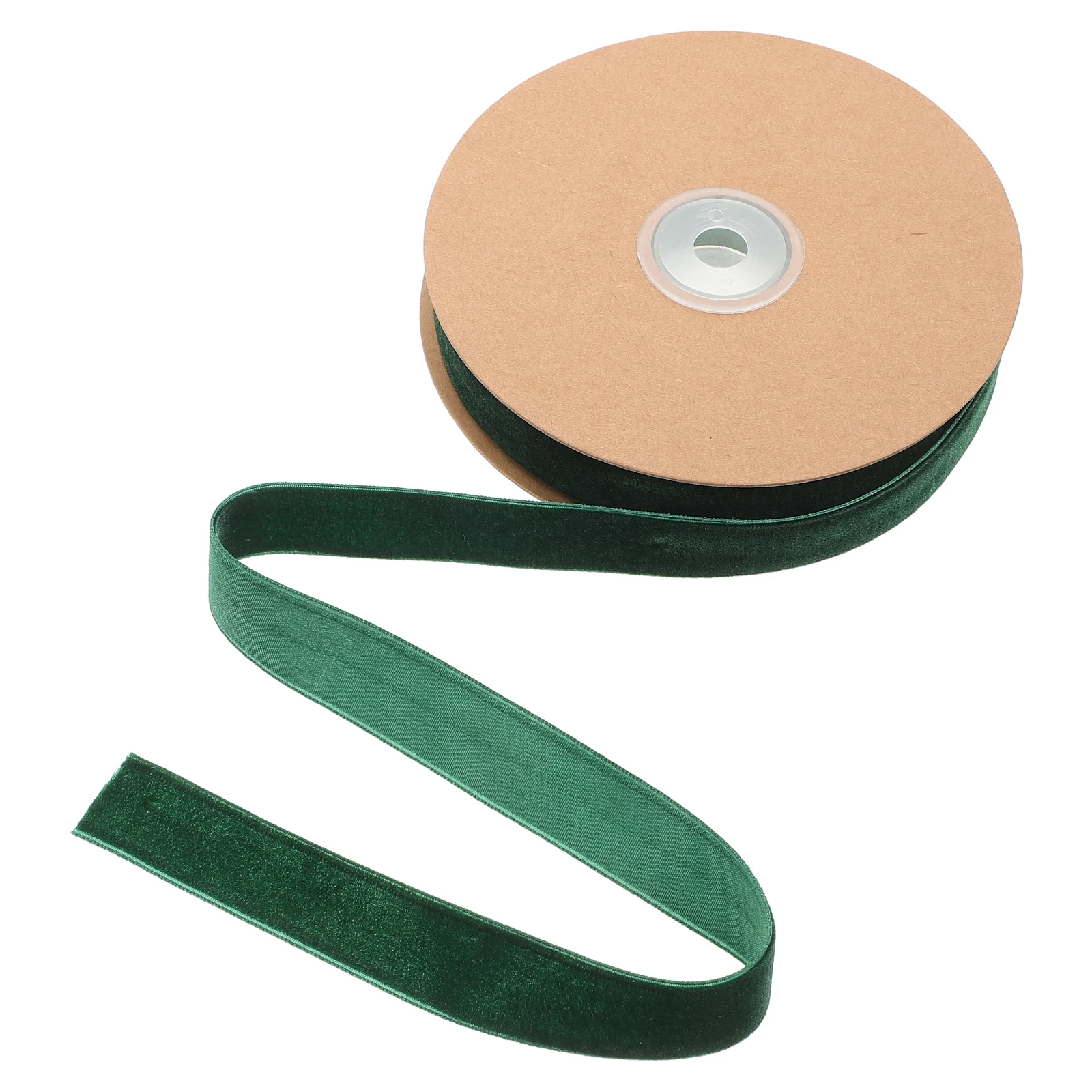 

1 Roll Of Flocked Ribbon 25Mm Wide Soft Craft Ribbon For Gift Wrapping Present Packaging Bowknot Party Festival Diy Home Decor